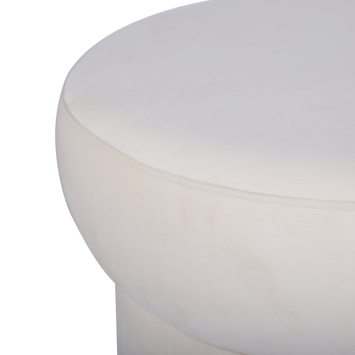 Andrea Cream Performance Velvet 50" Storage Bench by TOV Furniture – photo 6 of 7