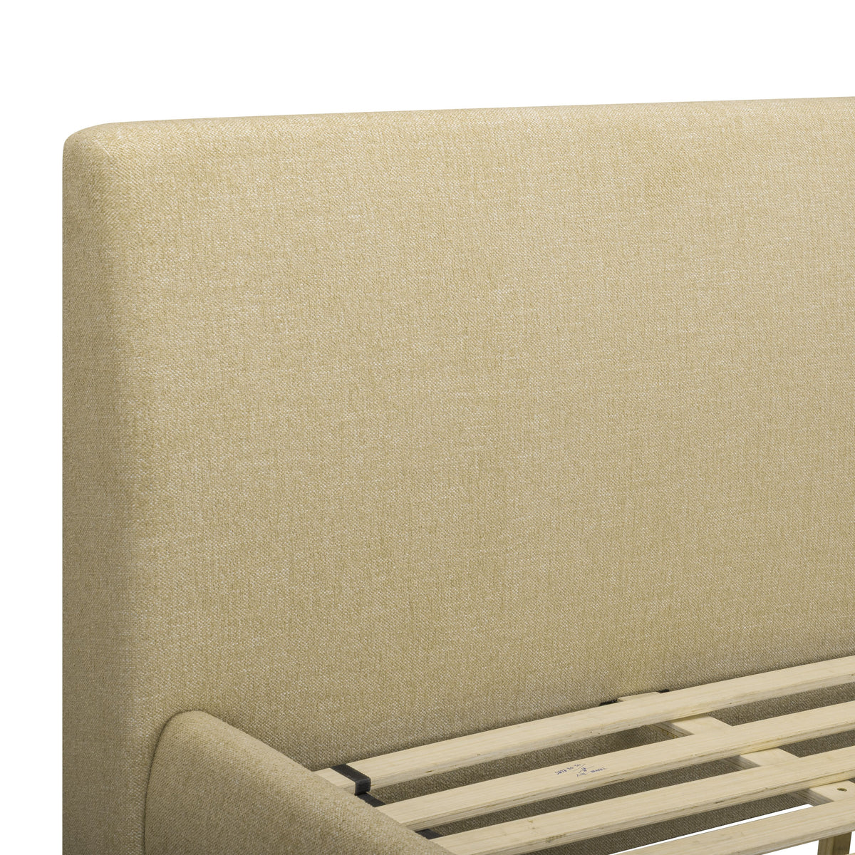 Rayne Honey Textured Fabric Queen Bed by TOV Furniture – photo 5 of 9