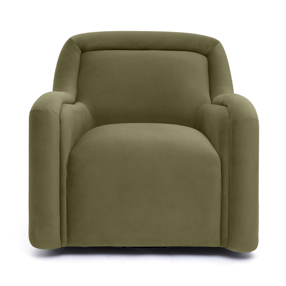 Charli Olive Green Performance Velvet Accent Chair by TOV Furniture – photo 1 of 6