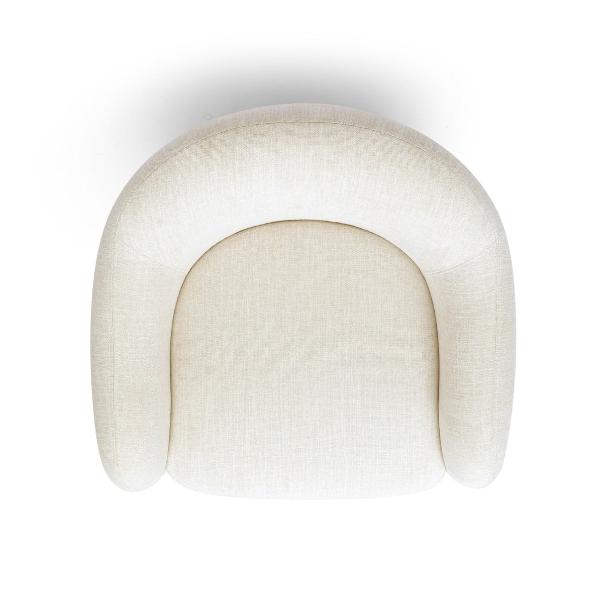 Salma Cream Performance Fabric Swivel Chair by TOV Furniture – photo 4 of 7
