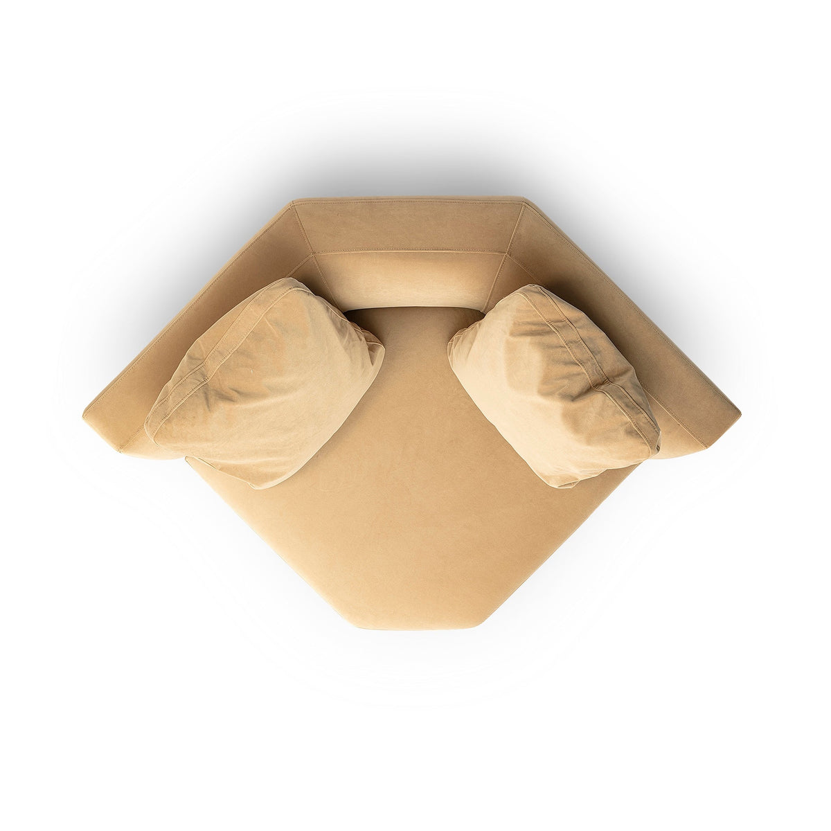 Perry Tan Performance Velvet Modular Sectional Wedge by TOV Furniture – photo 5 of 6