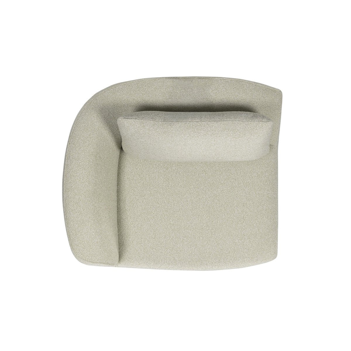 Noor XL 47" Modular Corner Chair in Wheat / RAF by TOV Furniture – photo 6 of 7