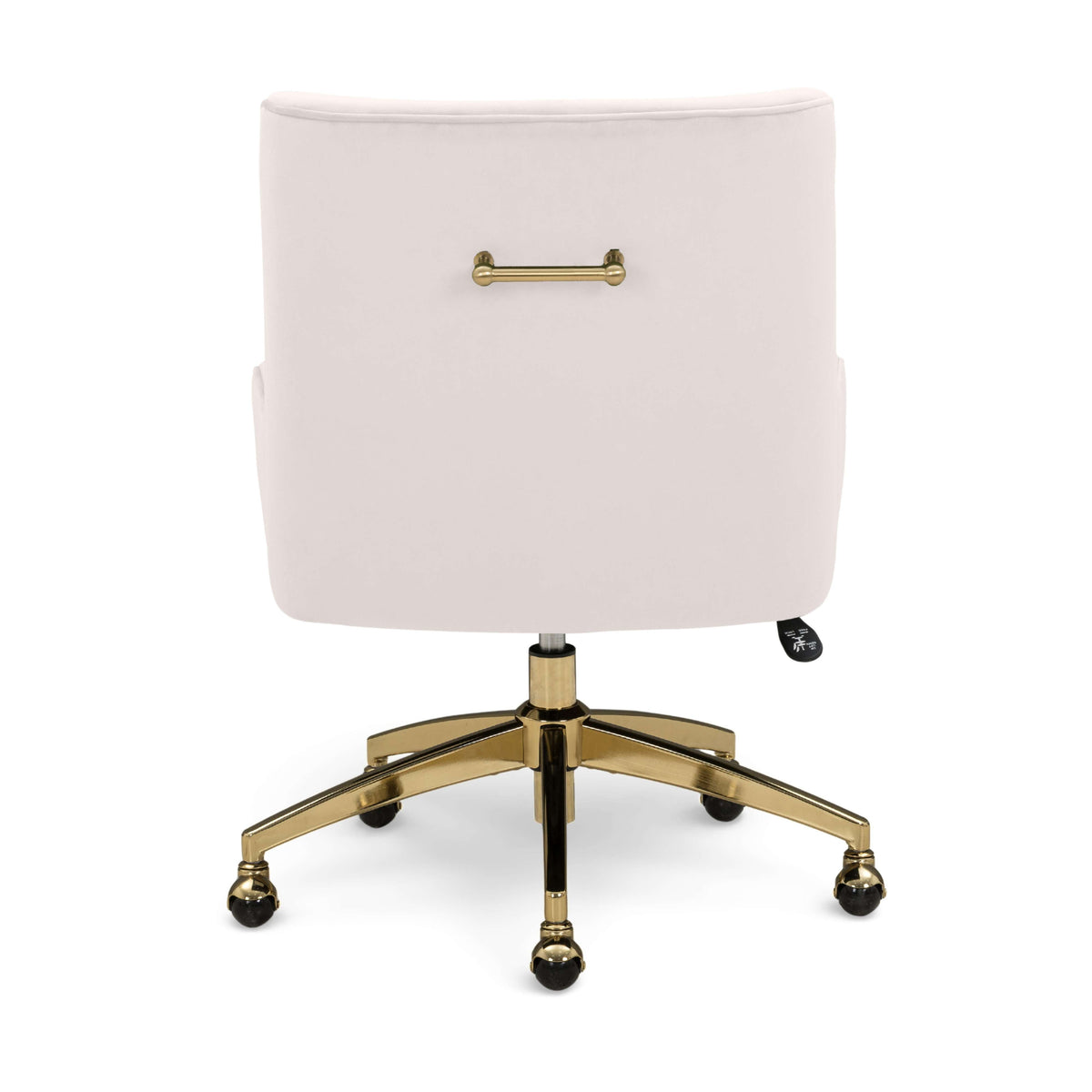 Beatrix Cream Performance Velvet Office Swivel Chair by TOV Furniture – photo 5 of 7
