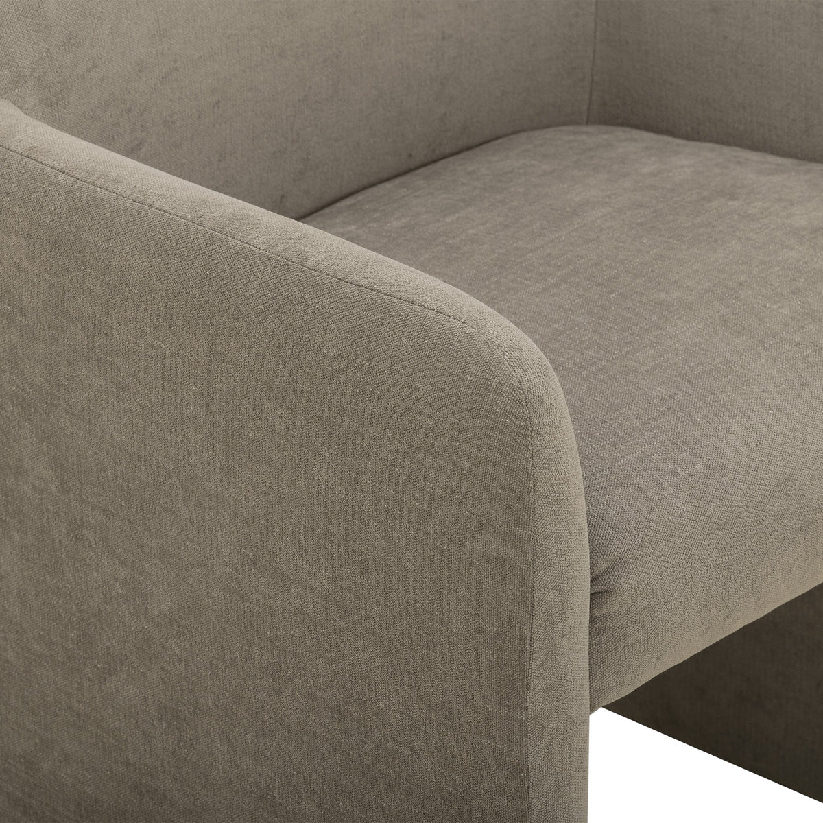 Crawley Performance Linen Chenille Dining Chair in Mink by TOV Furniture – photo 4 of 5