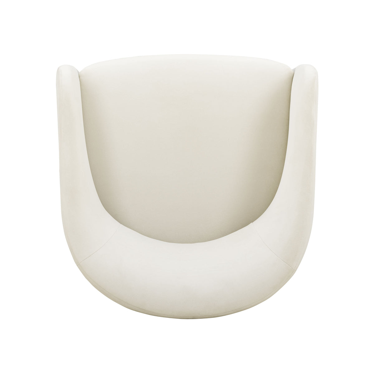Seraphina Cream Performance Velvet Dining Chair by TOV Furniture – photo 5 of 6