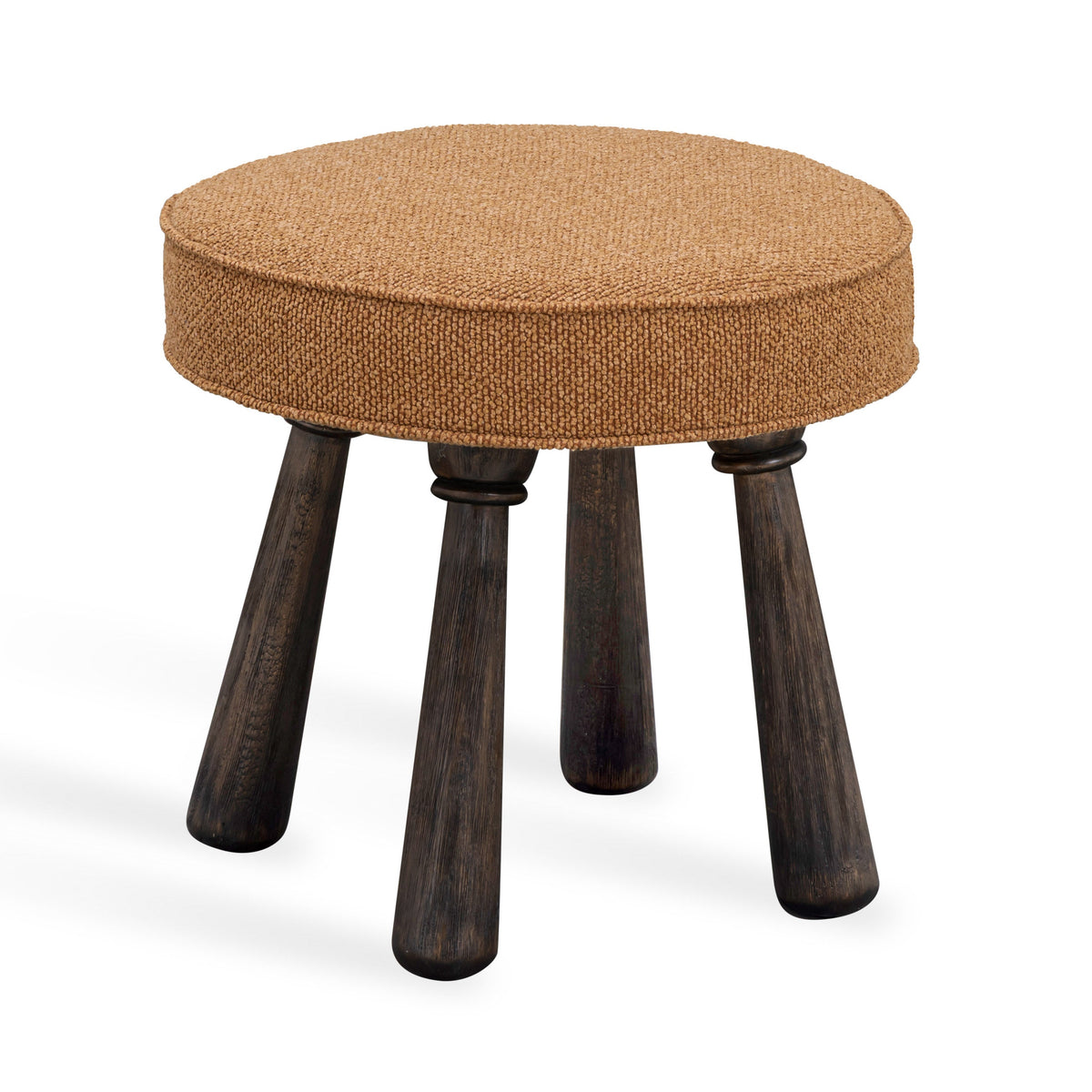 Pookie Golden Brown Performance Boucle Accent Stool by TOV Furniture – photo 2 of 8