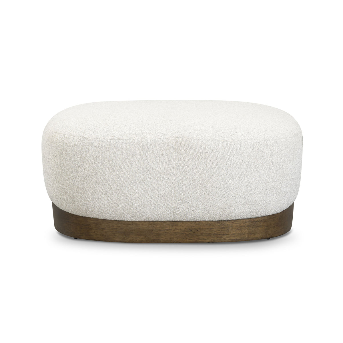 Domina Sugar Off-White Boucle Ottoman by TOV Furniture – photo 6 of 8