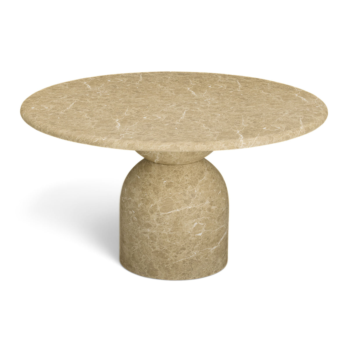 Cynthia 54" Light Emperador Faux Marble Indoor/Outdoor Dining Table by TOV Furniture – photo 2 of 7