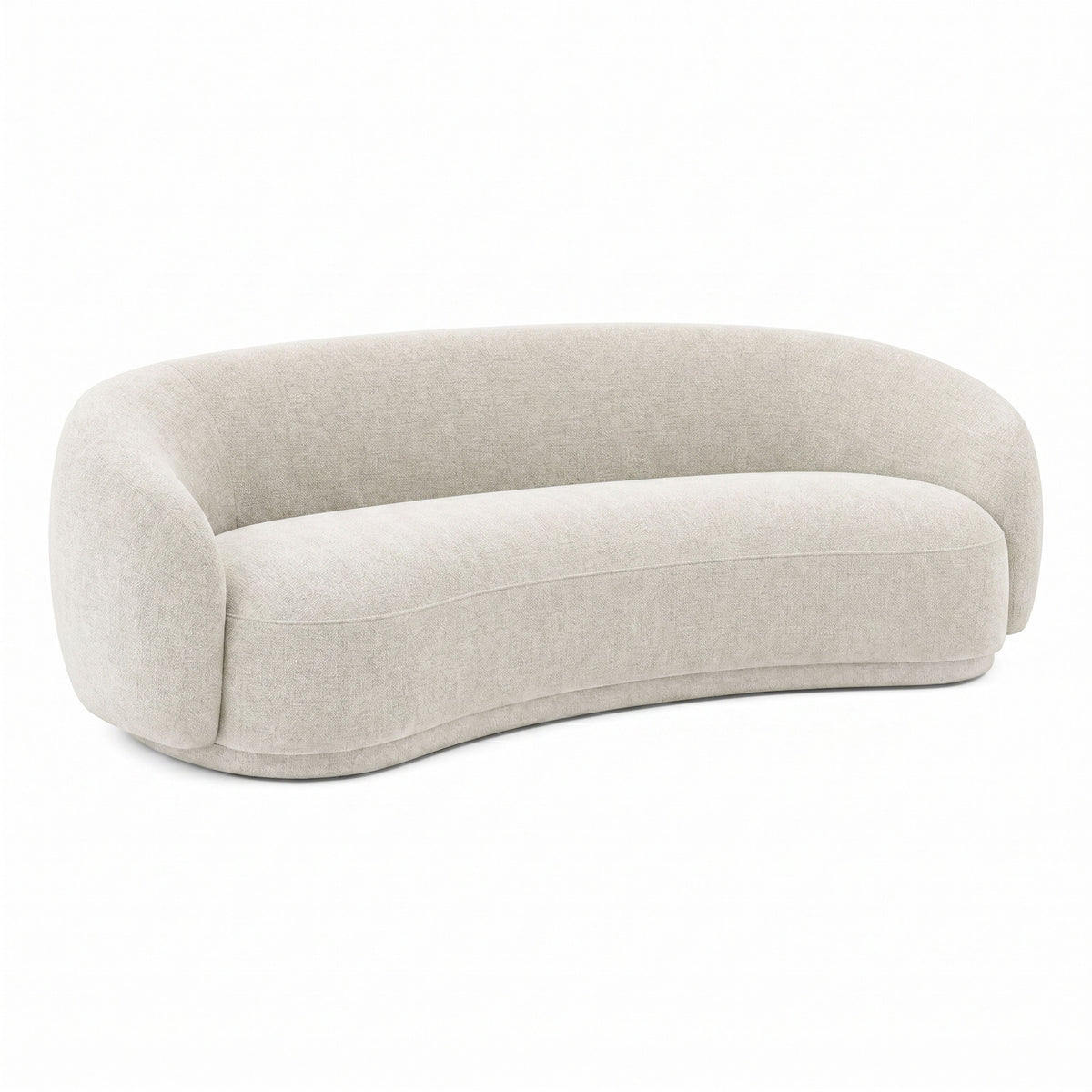 Kendall 90" Sand 2-Tone Chenille Sofa by TOV Furniture – photo 1 of 6
