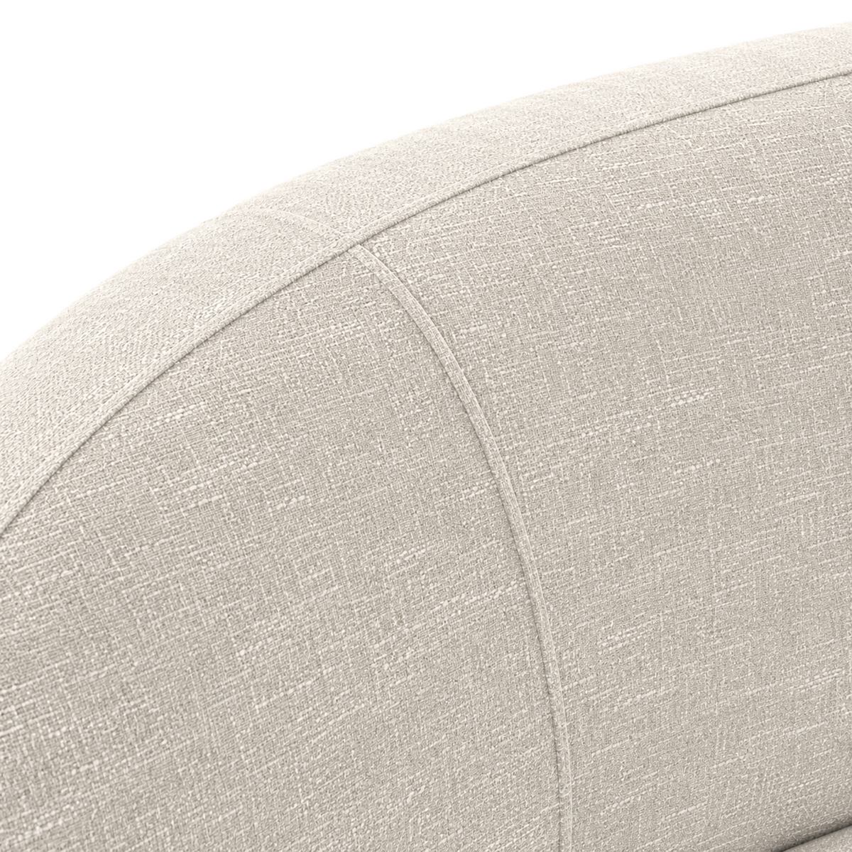 Kendall 120" Sand 2-Tone Chenille Sofa by TOV Furniture – photo 4 of 5