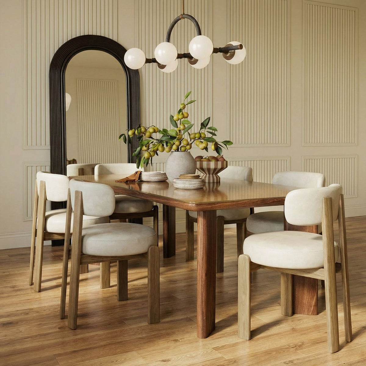 Odessa Cream Performance Vegan Leather Dining Chair by TOV Furniture – photo 2 of 7