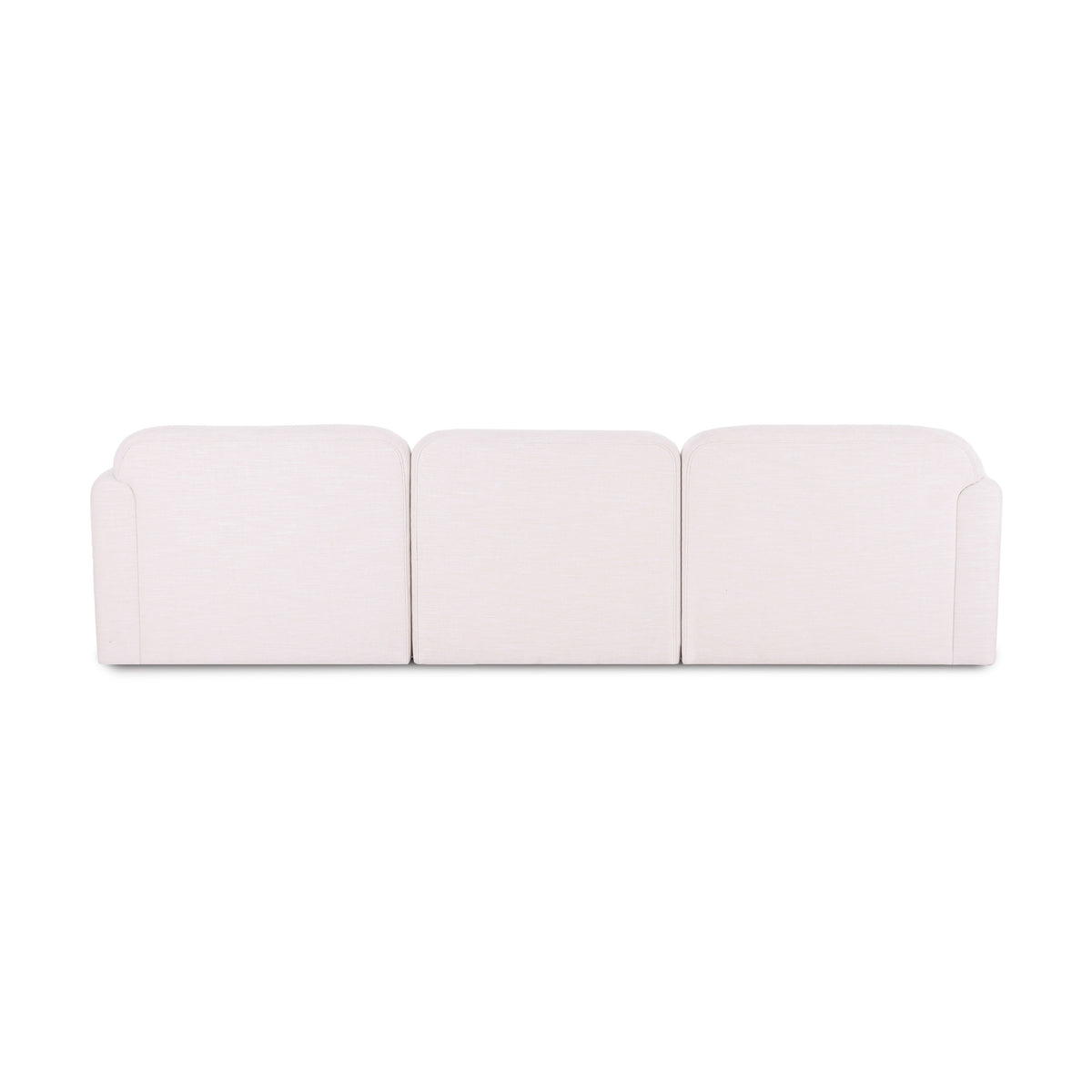 Gorge 116" Cream Performance Sofa by TOV Furniture – photo 4 of 5