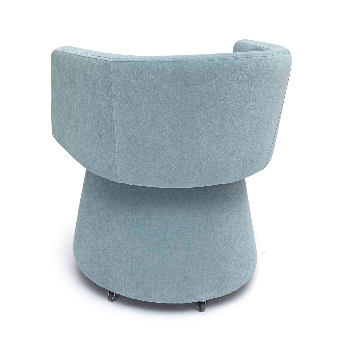 Kristen Rolling Desk Chair in Faded Blue by TOV Furniture – photo 3 of 7