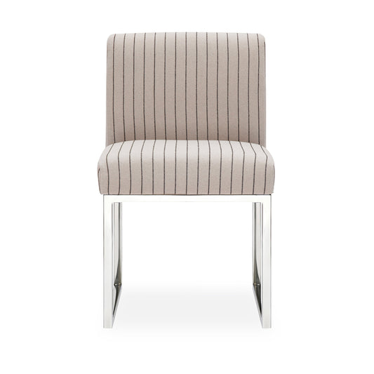 Pensel Striped Linen Dining Chair by TOV Furniture – photo 2 of 7