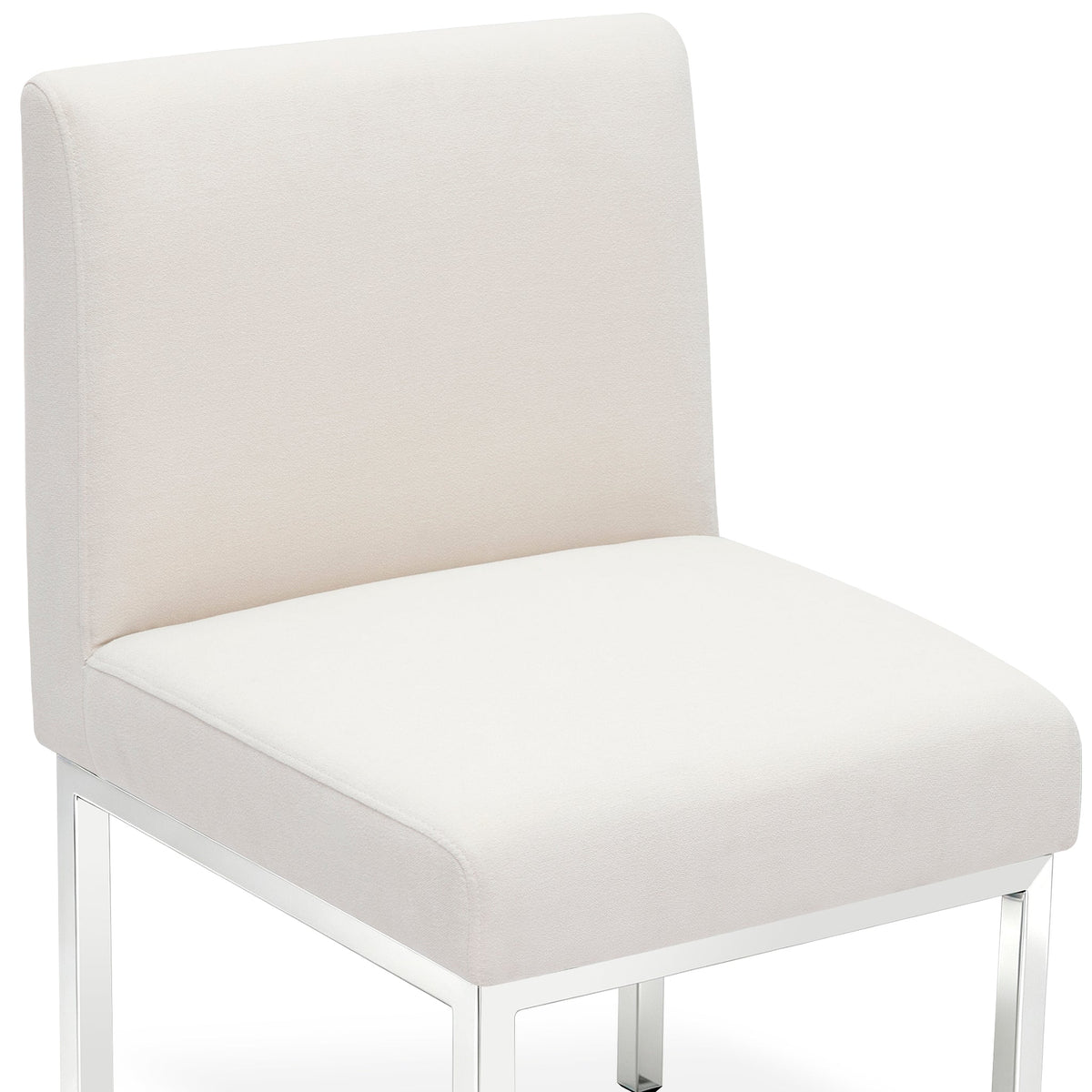 Pensel Cream Performance Plain Weave Dining Chair by TOV Furniture – photo 5 of 7
