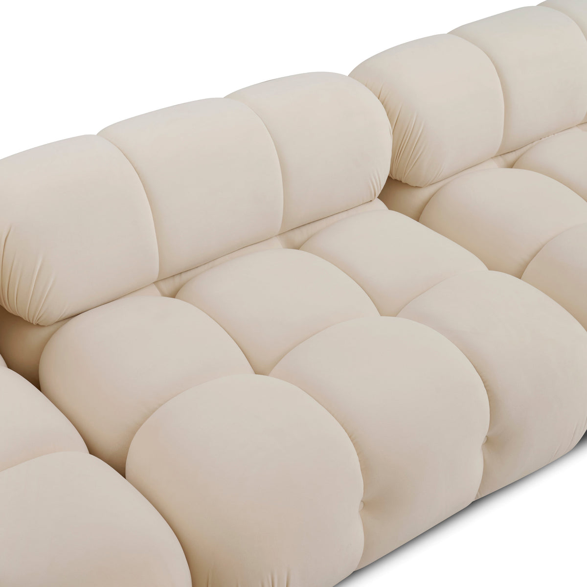 Calliope Cream Performance Velvet 6-piece Modular U-Sectional by TOV Furniture – photo 4 of 5