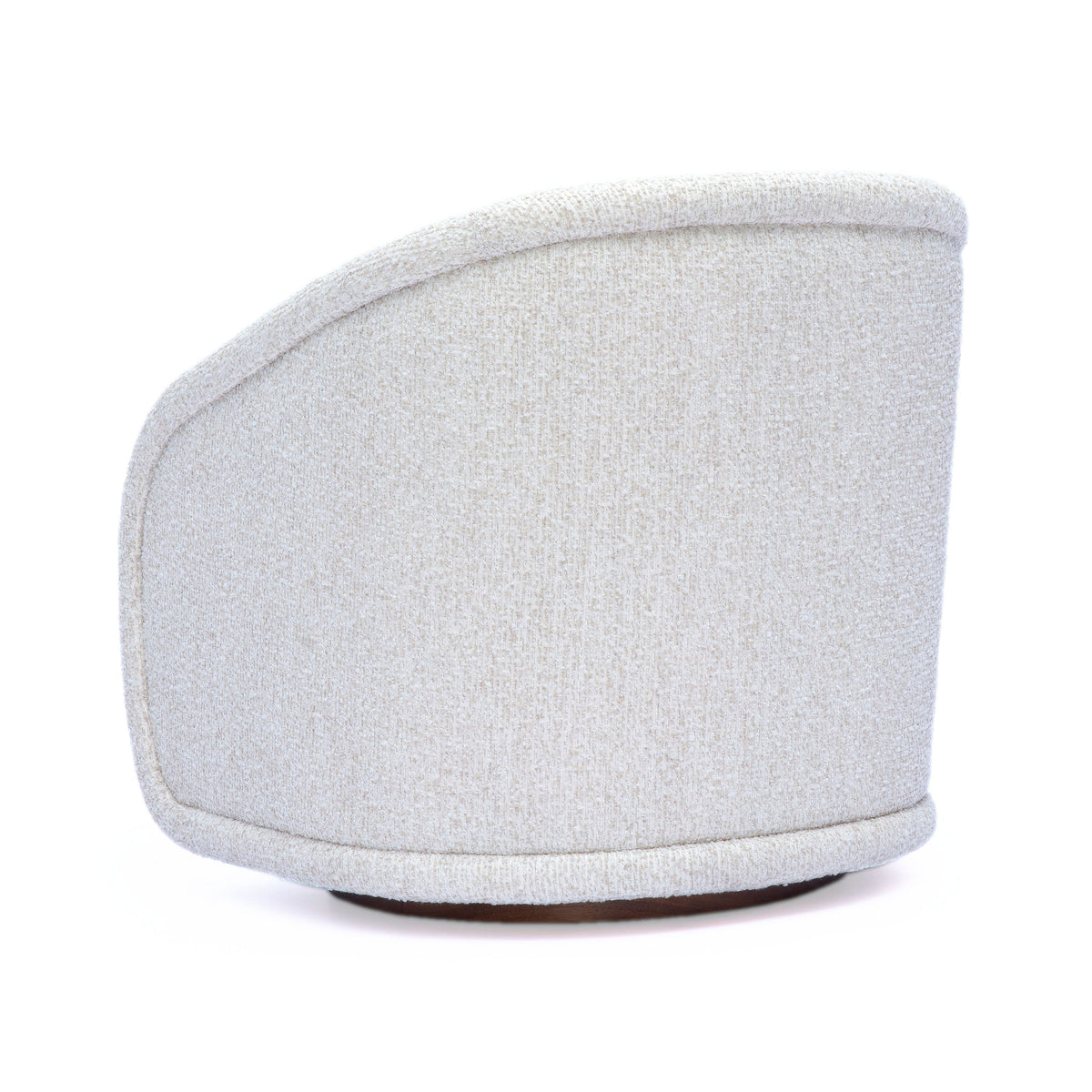 Clarke Cream Performance Boucle Swivel Accent Chair by TOV Furniture – photo 4 of 6