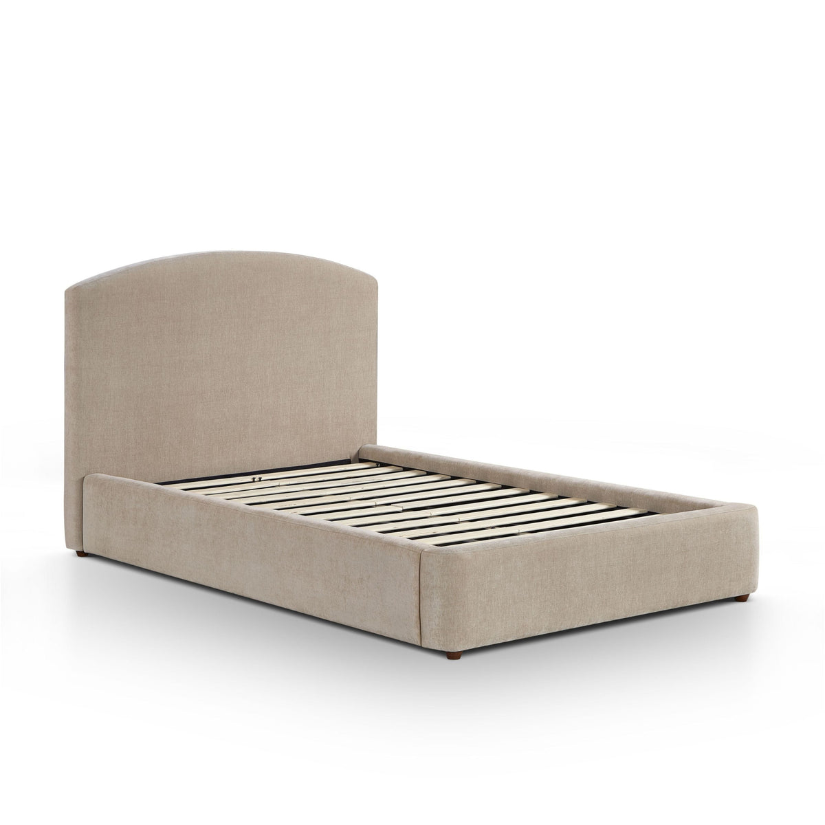 Leah Taupe Performance Chenille Bed in 48" Size by TOV Furniture – photo 6 of 10