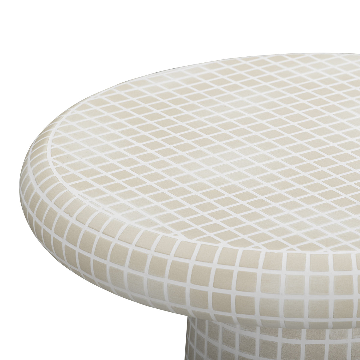 Monica Tiled Pattern Indoor/Outdoor Side Table by TOV Furniture – photo 4 of 5