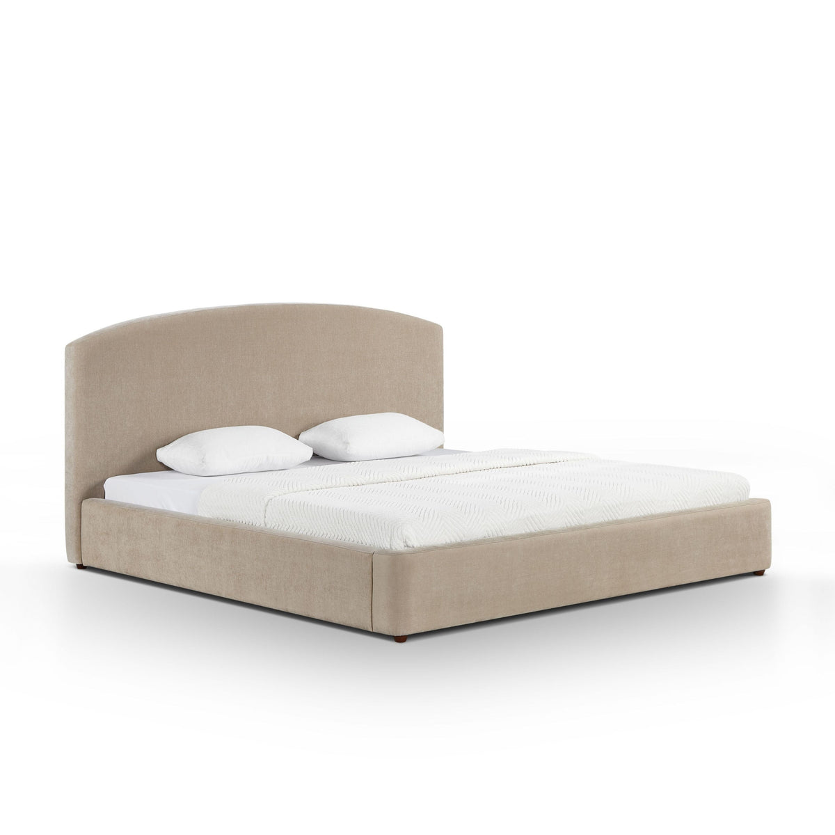Leah Taupe Performance Chenille King Bed by TOV Furniture – photo 2 of 10