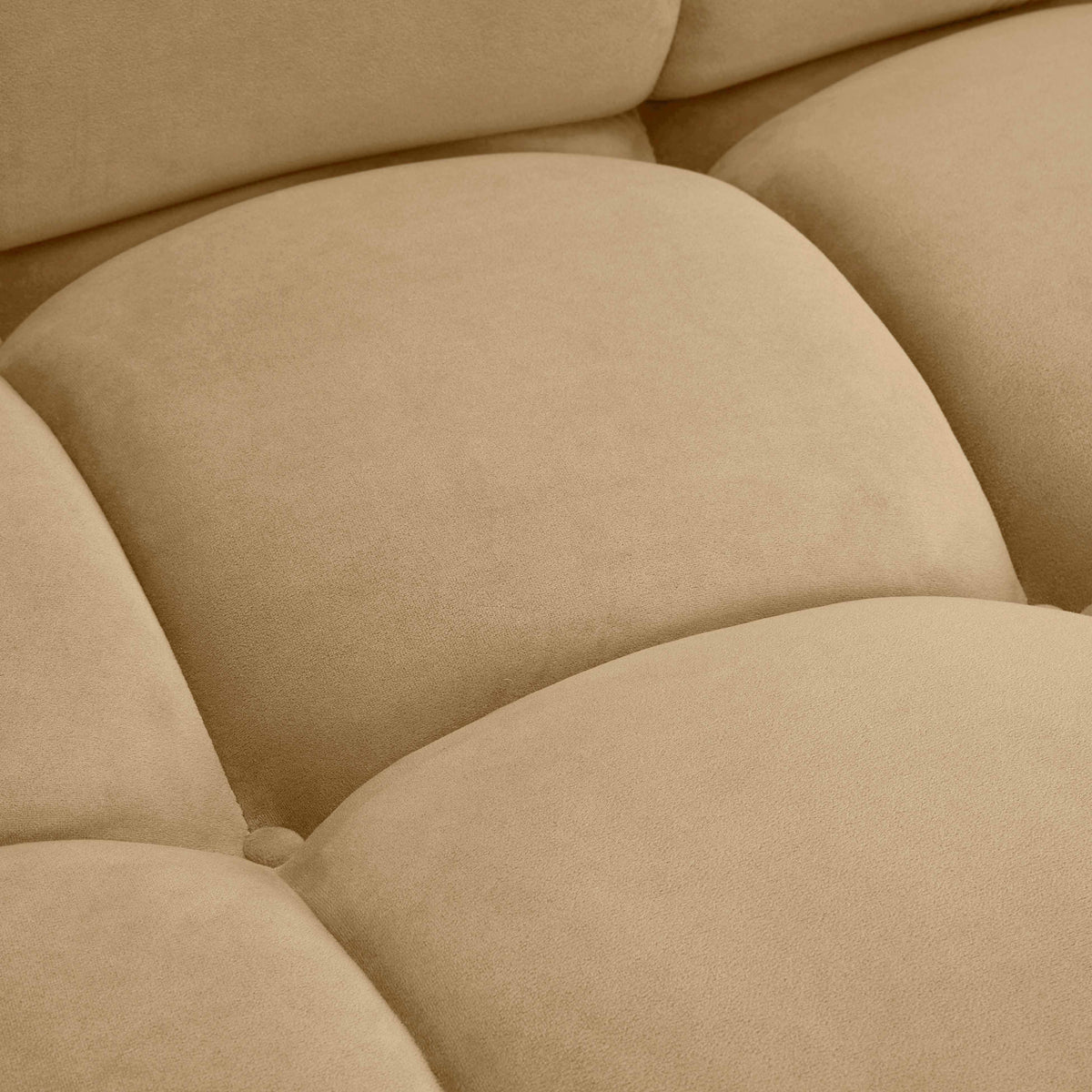 Calliope 79" Cafe Au Lait Performance Velvet Modular Loveseat by TOV Furniture – photo 5 of 6