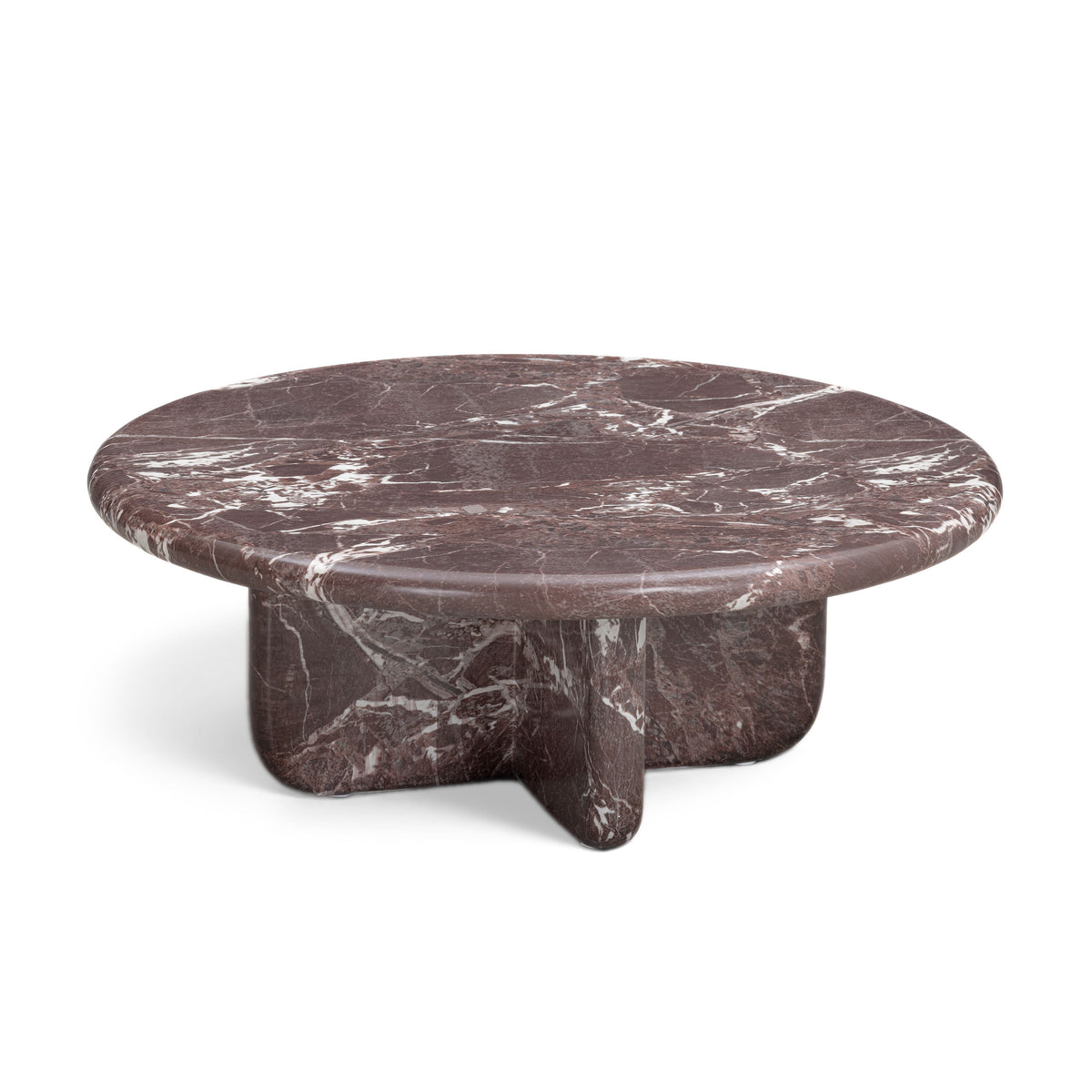 Juju 2-Piece Faux Red Lavento Indoor/Outdoor Nesting Coffee Table Set by TOV Furniture – photo 8 of 10