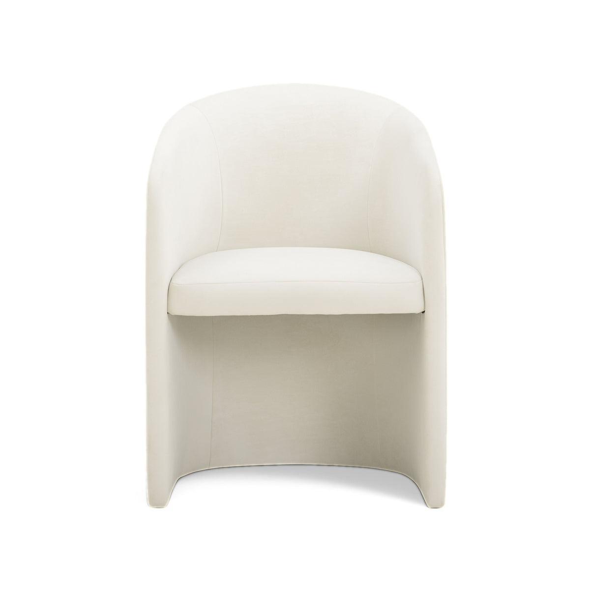 Seraphina Cream Performance Velvet Dining Chair by TOV Furniture – photo 1 of 6