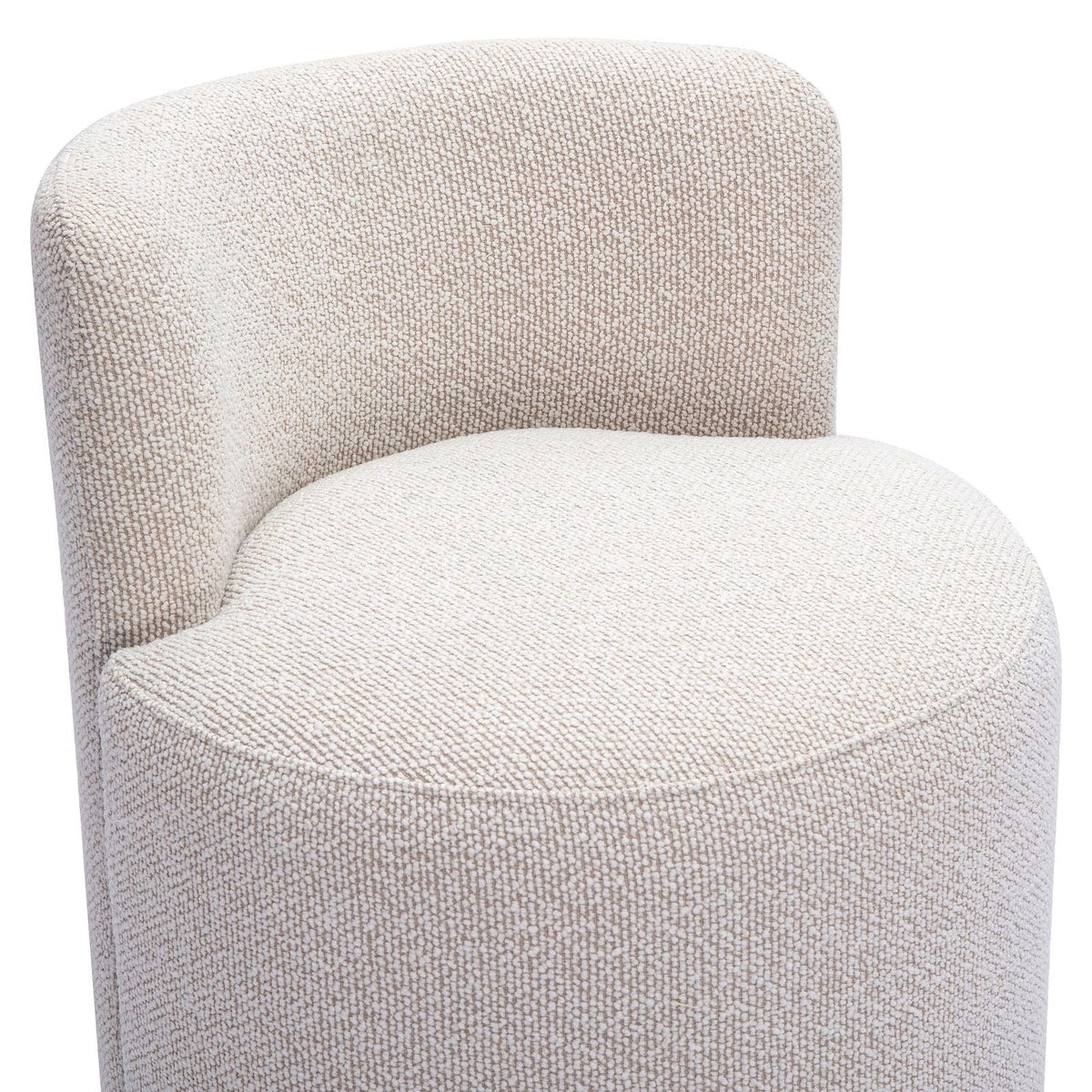 Hakuna Cream Performance Boucle Desk Chair by TOV Furniture – photo 4 of 7