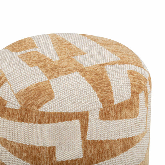 Bisou Curry Performance Jacquard Ottoman by TOV Furniture – photo 3 of 5