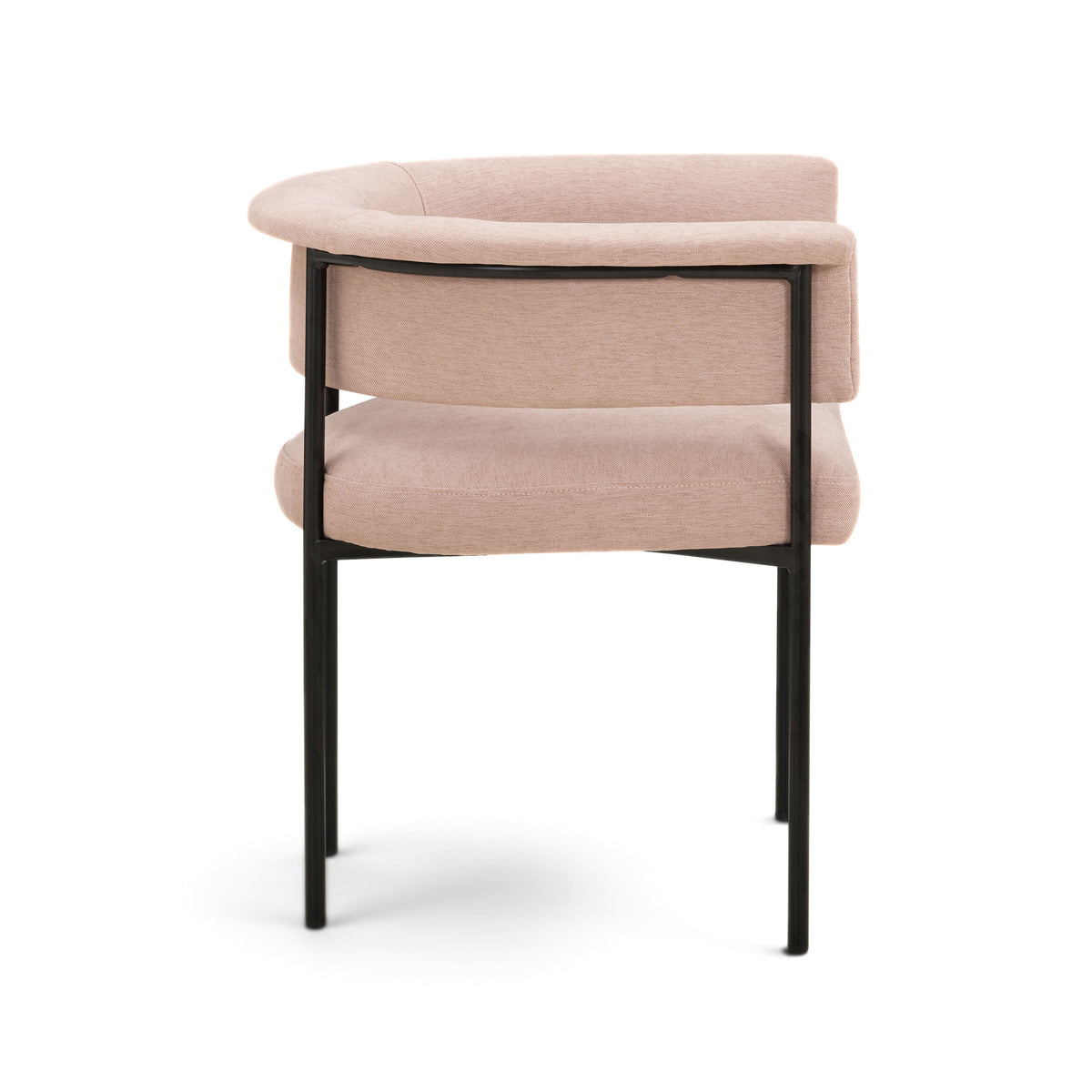 Taylor Light Pink Performance Chenille Dining Chair by TOV Furniture – photo 3 of 6