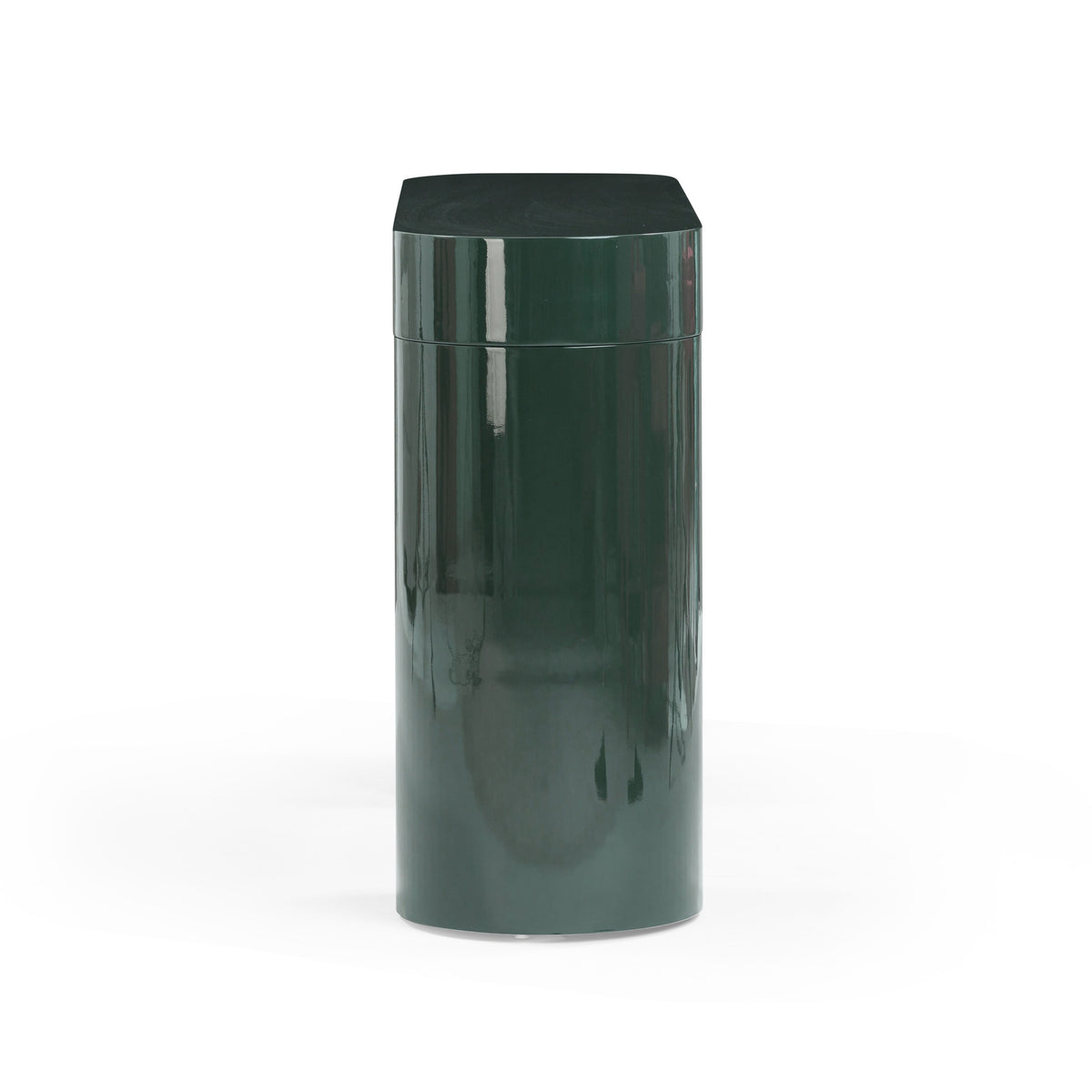 Mira 50" Deep Green High Gloss Console Table by TOV Furniture – photo 5 of 10