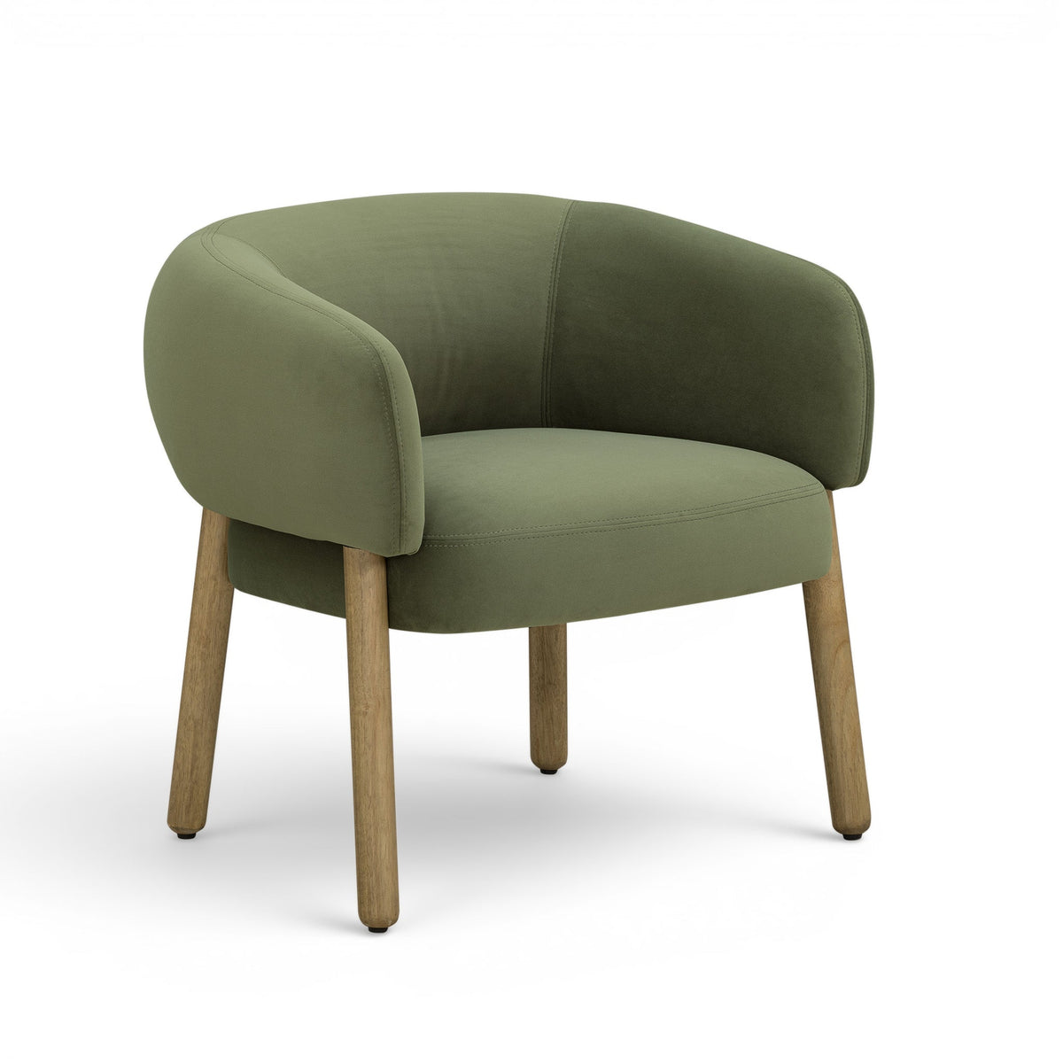 Foxy Olive Green Performance Velvet Accent Chair by TOV Furniture – photo 3 of 8