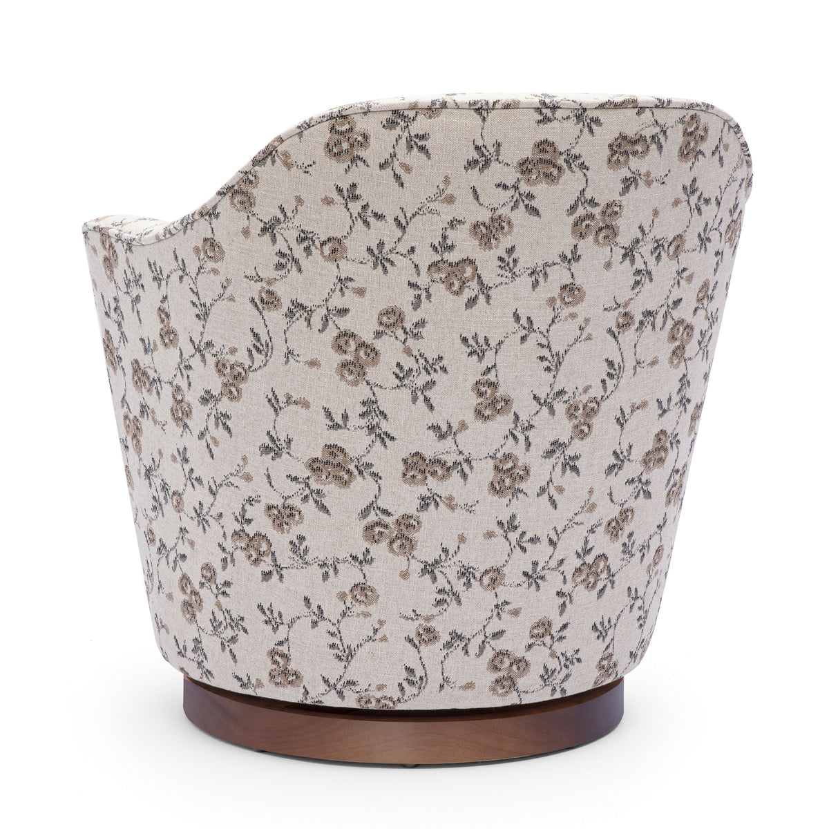 Skyla Swivel Accent Chair in Beige Floral by TOV Furniture – photo 4 of 7