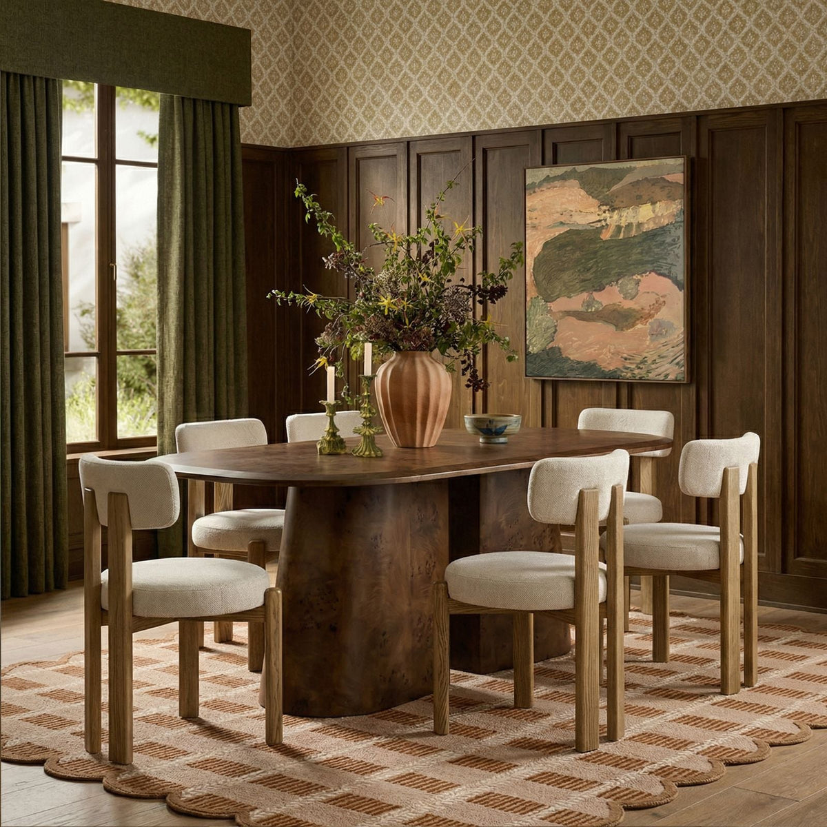Odessa Cream Performance Fabric Dining Chair by TOV Furniture – photo 2 of 7