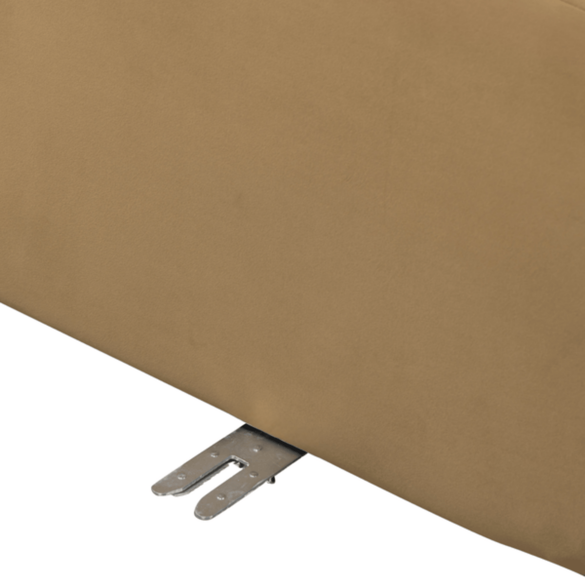 Zenith Latte Brown Velvet Modular LAF Sectional by TOV Furniture – photo 7 of 10