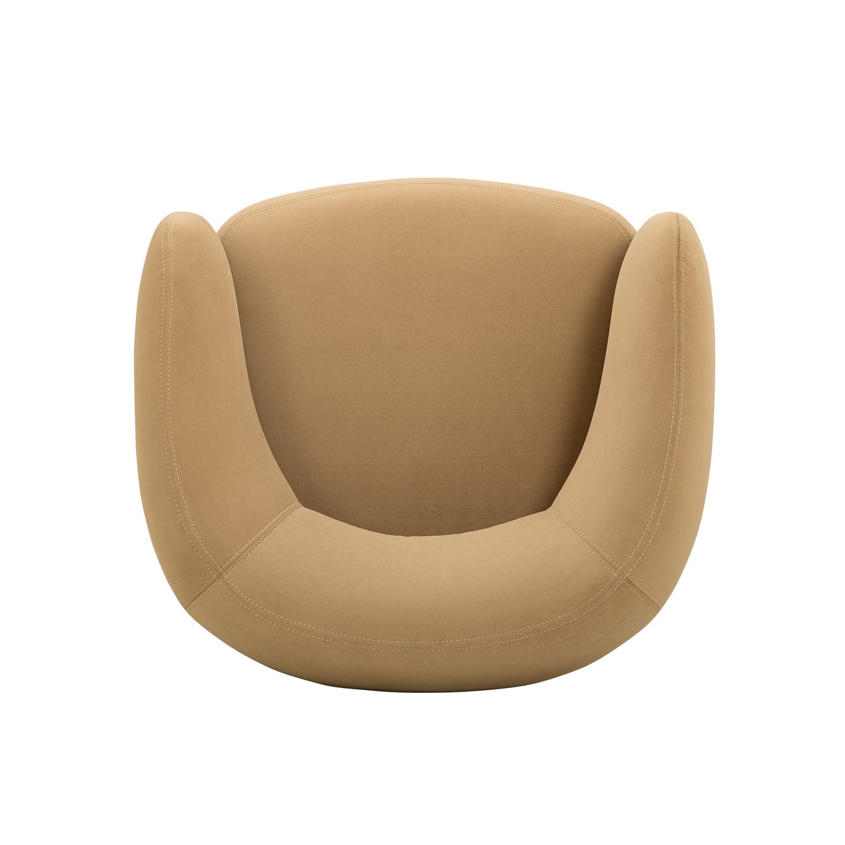 Foxy Camel Performance Velvet Accent Chair by TOV Furniture – photo 6 of 8
