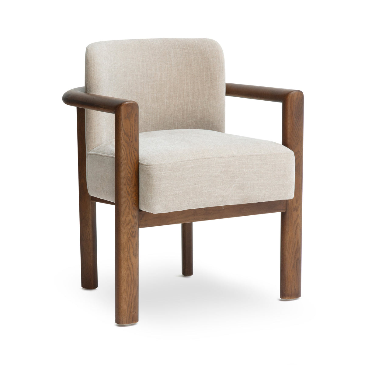 Irma Taupe Textured Performance Velvet Dining Chair by TOV Furniture – photo 1 of 6