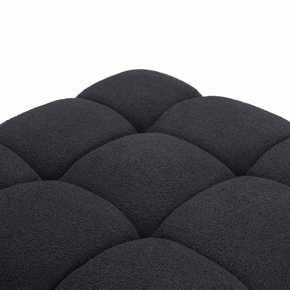 Calliope Black Performance Vegan Shearling Modular Sofa by TOV Furniture – photo 5 of 6