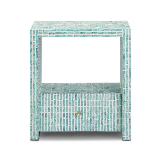 Tia 20" Mother of Pearl Nightstand by TOV Furniture – photo 1 of 7