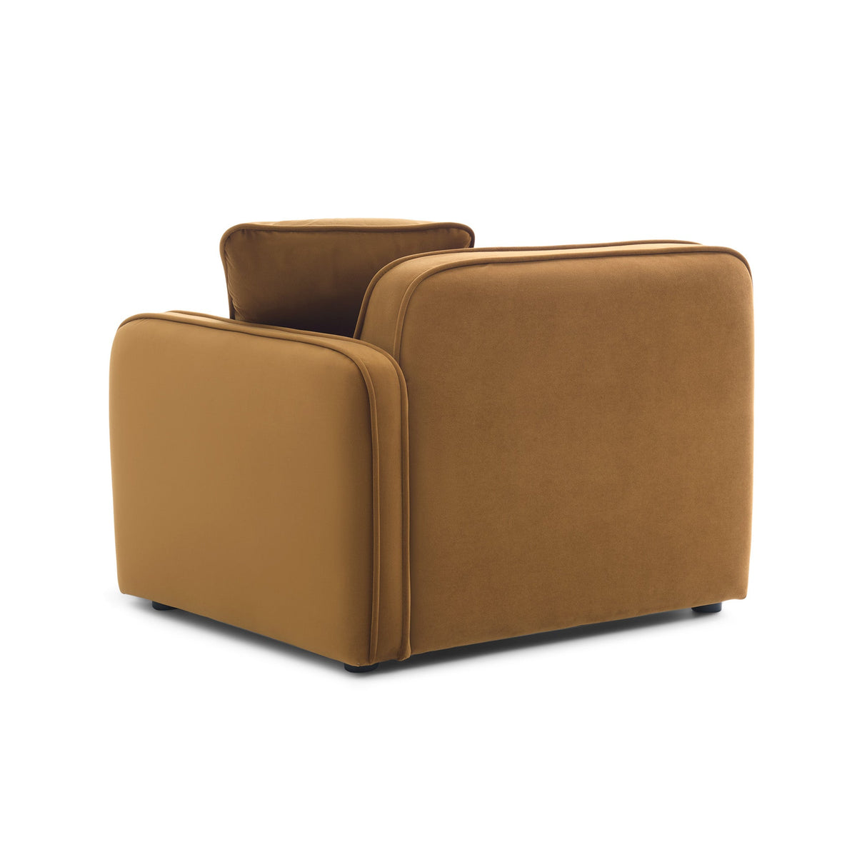 Travie Honey Performance Velvet RAF Corner Chair by TOV Furniture – photo 3 of 5