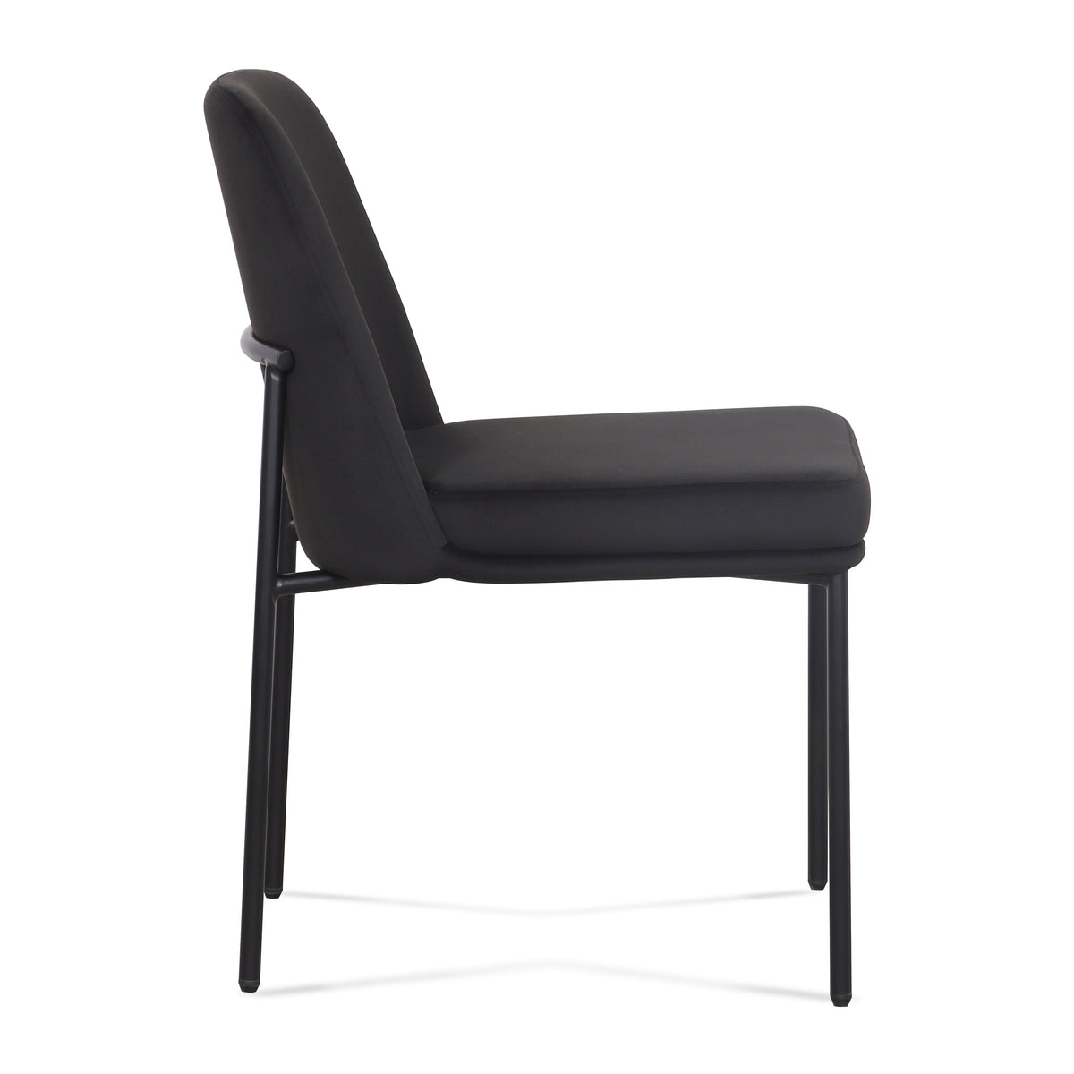 Sydney Black Performance Velvet Dining Chair - Set of 2 by TOV Furniture – photo 5 of 7