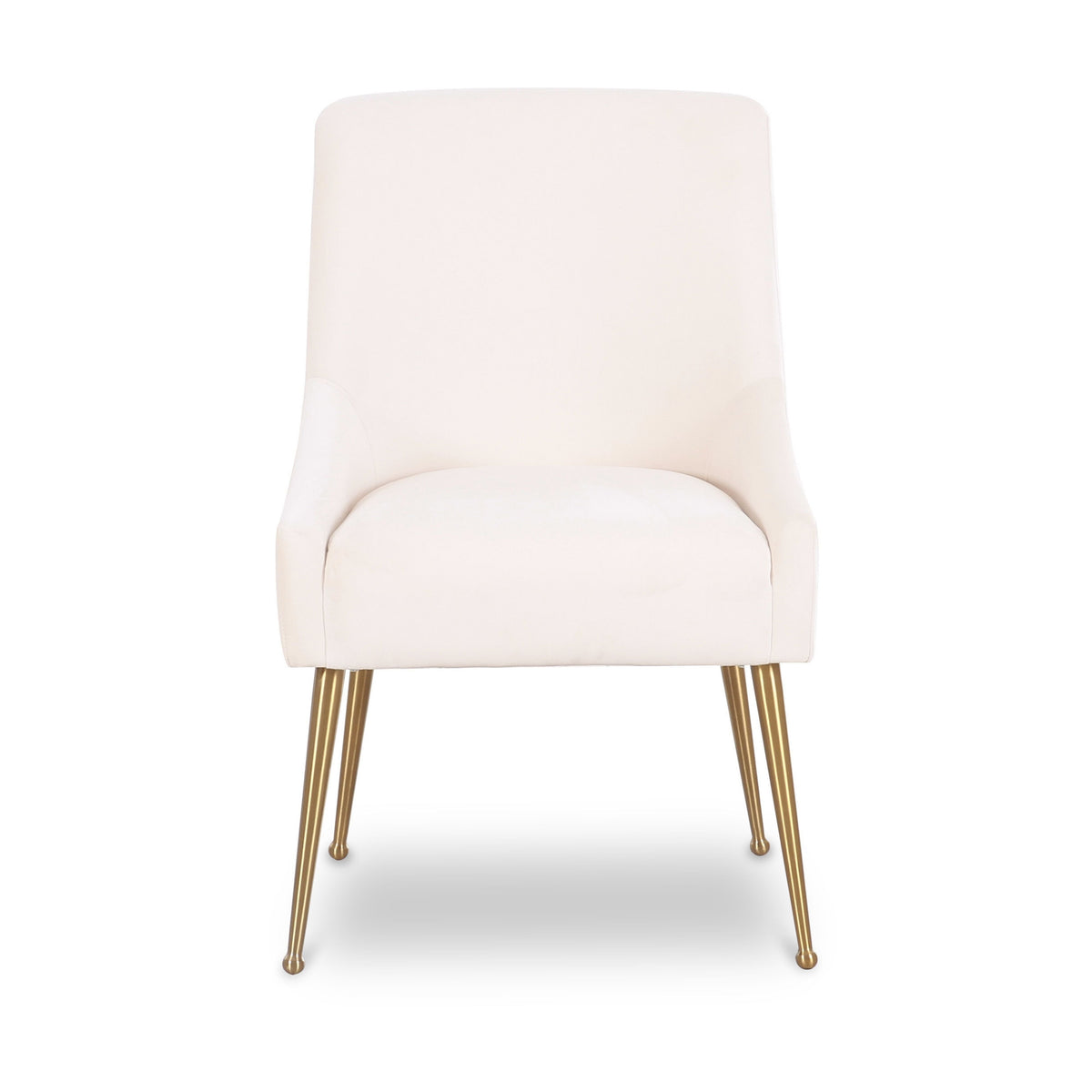 Beatrix Cream Performance Velvet Dining Chair by TOV Furniture – photo 3 of 9