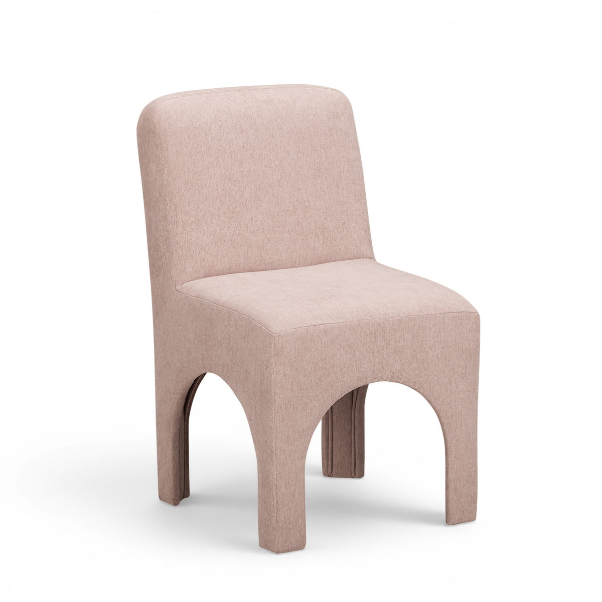 Tomlin Light Pink Performance Chenille Dining Chair by TOV Furniture – photo 1 of 9
