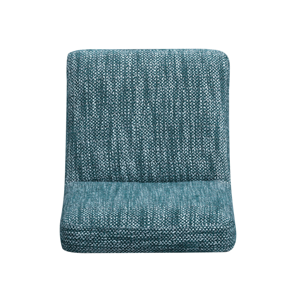 Tomlin Teal Knubby Performance Fabric Dining Chair by TOV Furniture – photo 7 of 8