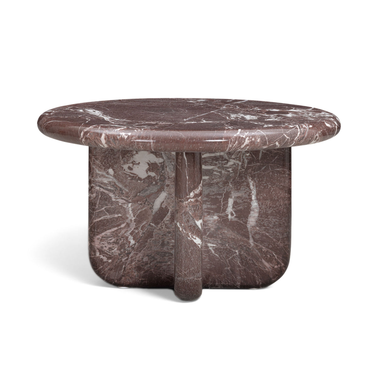 Juju Faux Red Lavento Indoor/Outdoor 24" Tall Coffee Table by TOV Furniture – photo 1 of 7