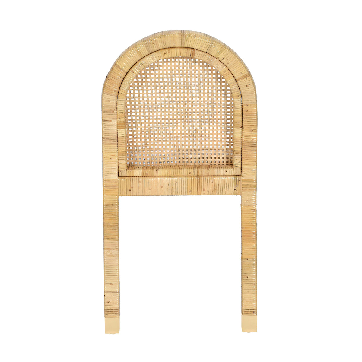 Amara Cream Contract-Grade Linen Arched Dining Chair by TOV Furniture – photo 5 of 10