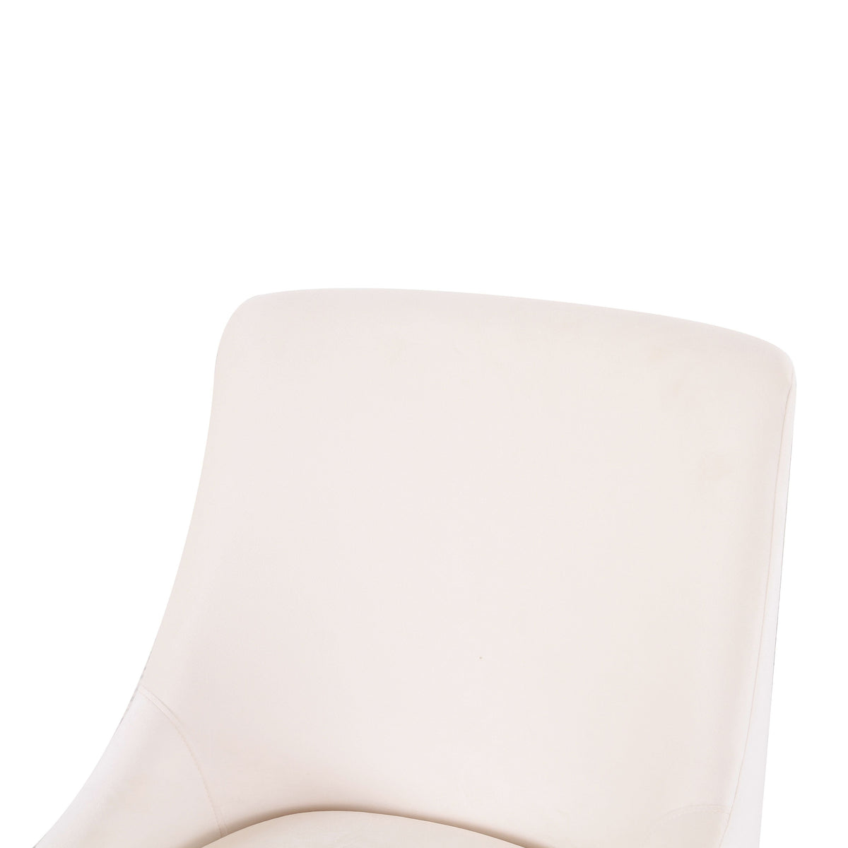 Beatrix Cream Performance Velvet Dining Chair by TOV Furniture – photo 7 of 9