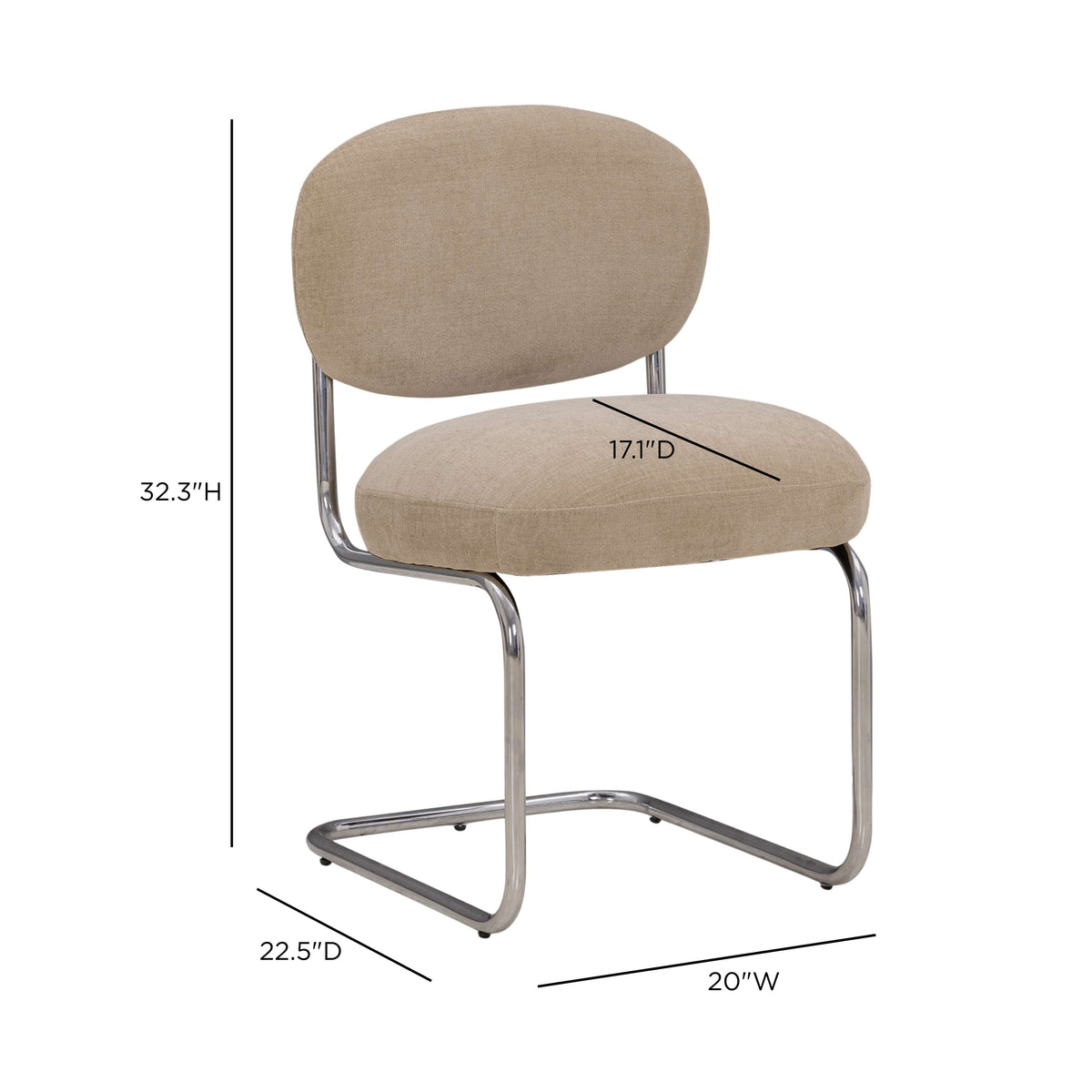 Becky Stone Performance Chenille Chair by TOV Furniture – photo 7 of 7