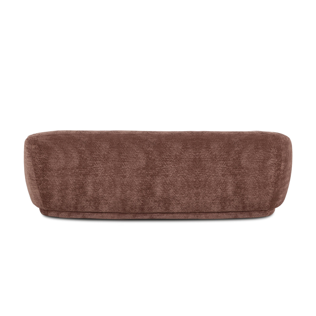 Misty 90" Chocolate Brown Textured Knubby Fabric Sofa by TOV Furniture – photo 4 of 7