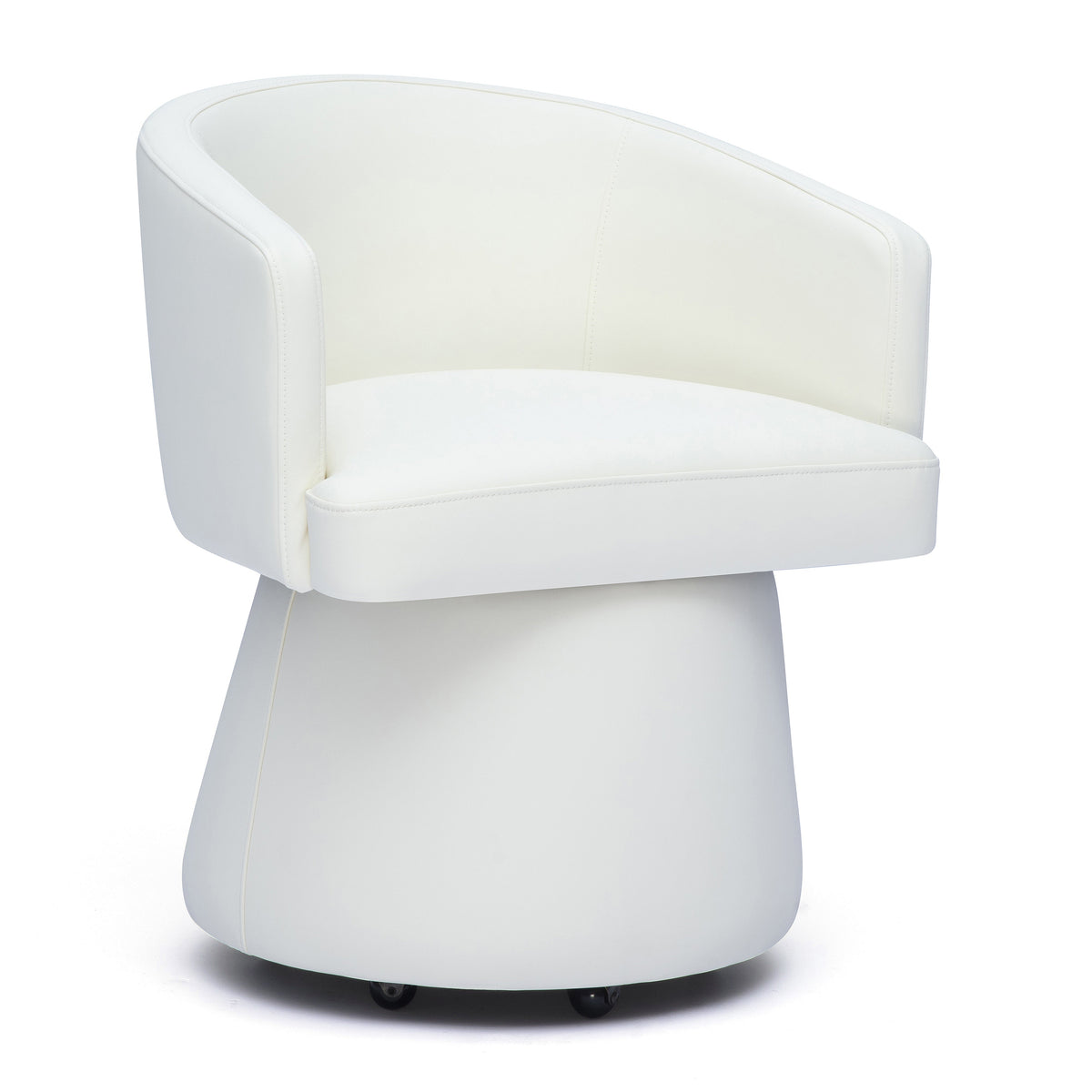 Kristen Cream Performance Vegan Leather Desk Chair by TOV Furniture – photo 1 of 7